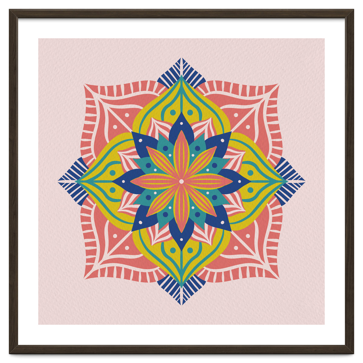 Colorful abstract mandala
