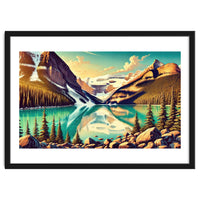 Vintage Lake Louise Banff Poster, Canada