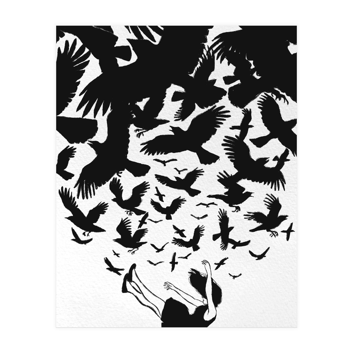 fallen Raven (Print Only)