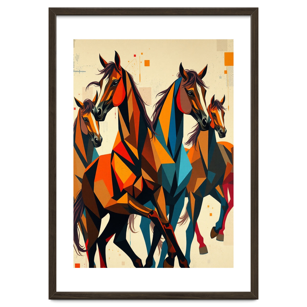 Abstract Horse Modern