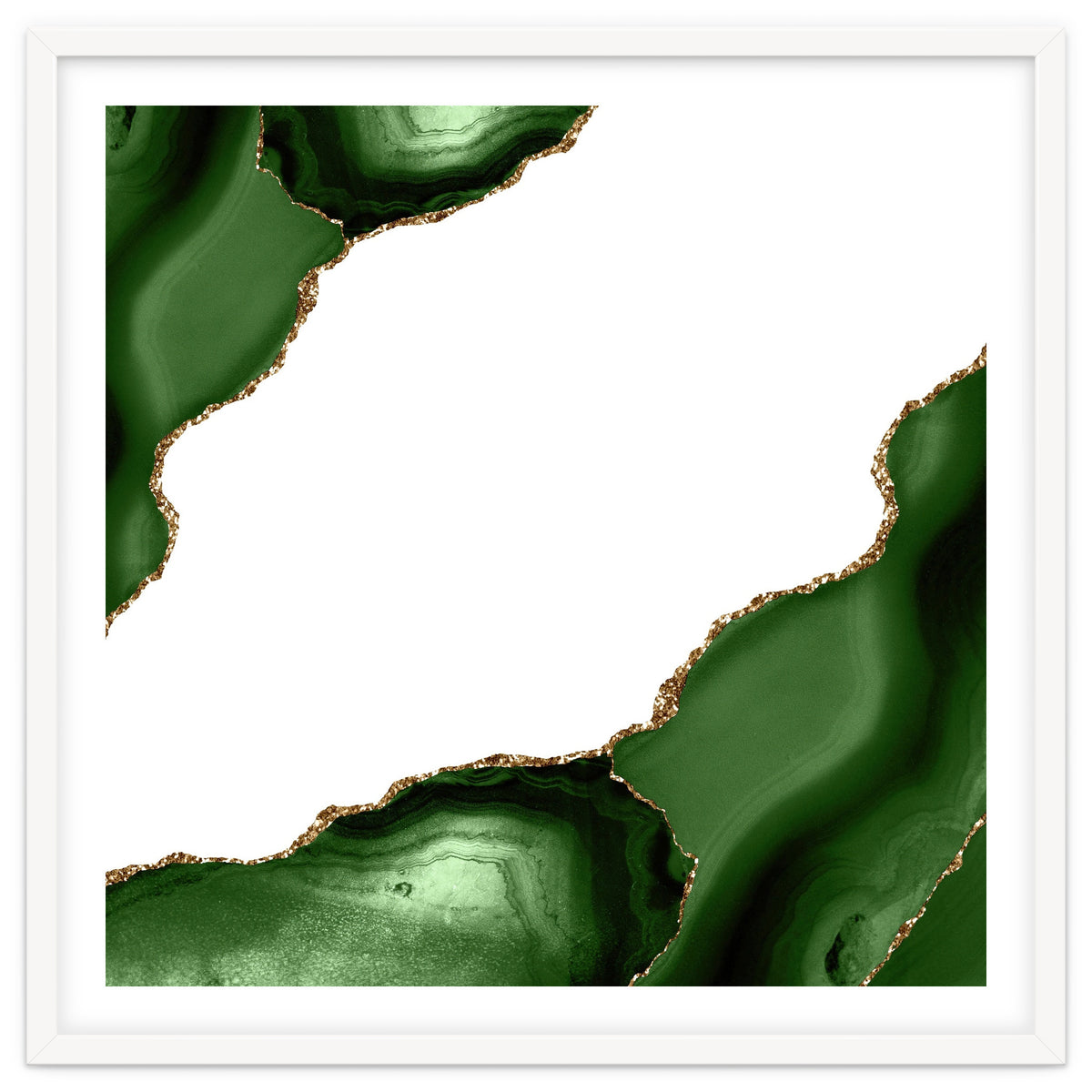 Green & Gold Agate Texture 22