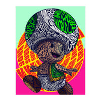 Toad Mushroom Cartoon Pop Art (Print Only)