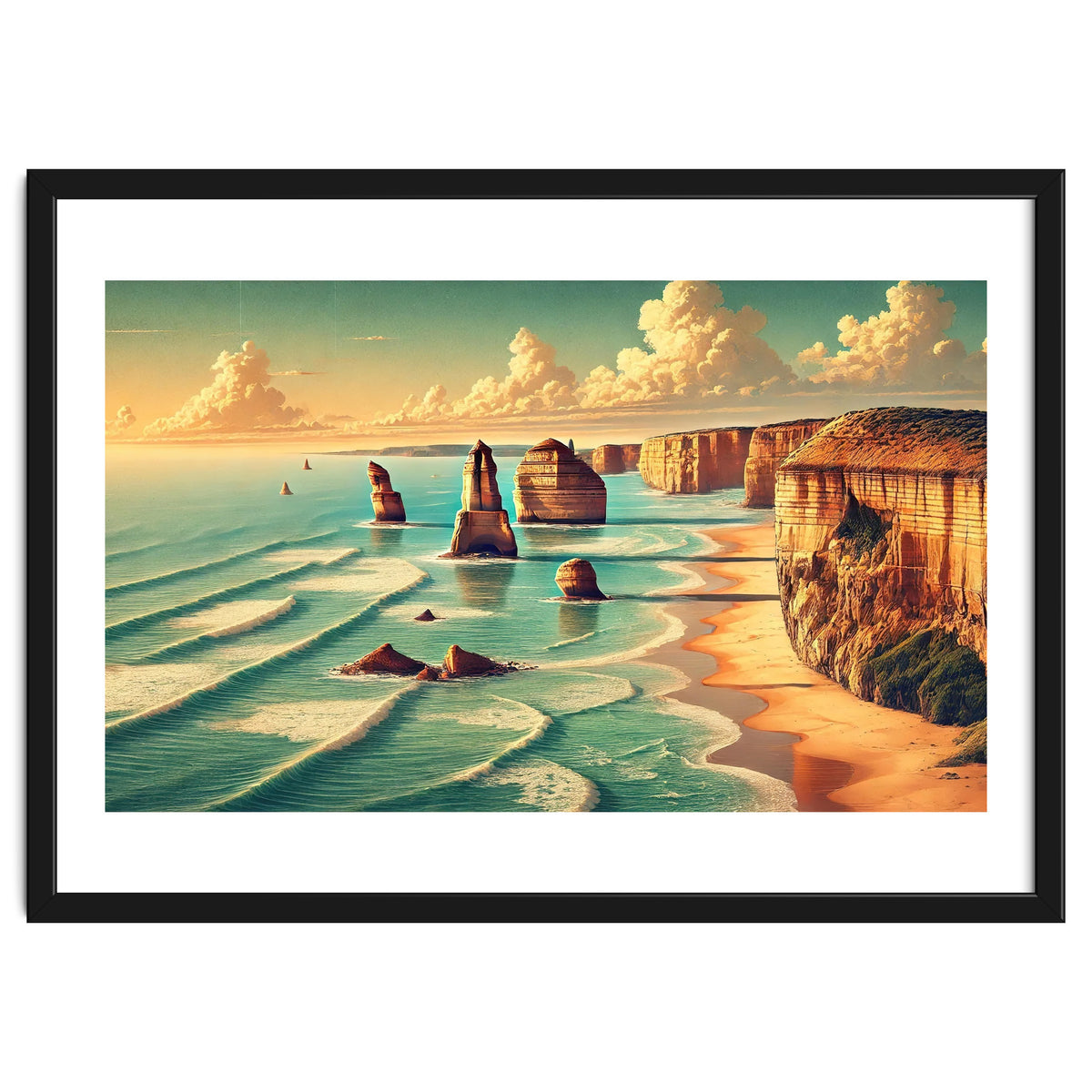 Vintage Australia, Great Ocean Road Poster