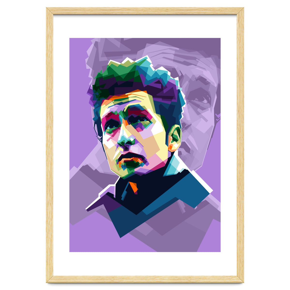 Bob Dylan Pop Art WPAP