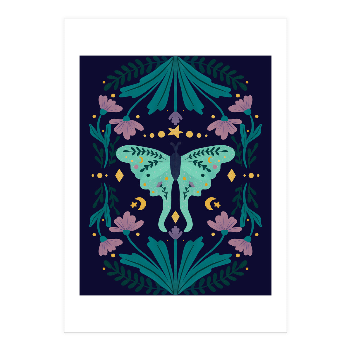 Mystical Series – Luna Moth (Print Only)