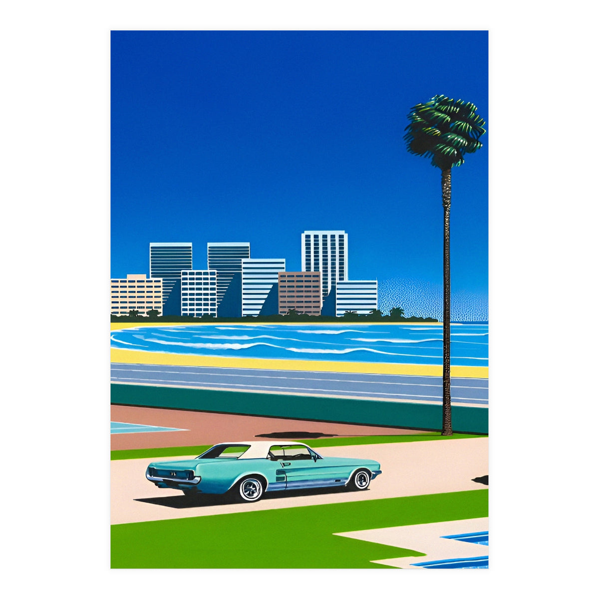 Hiroshi Nagai - Vaporwave, City Pop (Print Only)