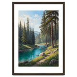 Serene Alpine Forest River Landscape thumbnail