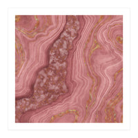 Pink Agate Texture 03 (Print Only)