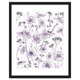 Wild Roses Floral Pattern - Purple thumbnail