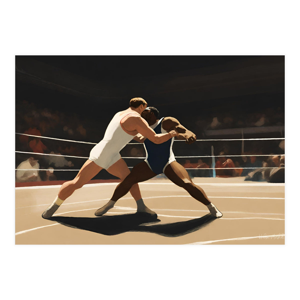 Wrestlers #4 (Print Only)