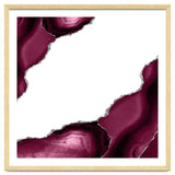 Burgundy & Silver Agate Texture 08 thumbnail