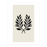 Minimalist Laurel Wreath: Botanical Line Art (Print Only) thumbnail