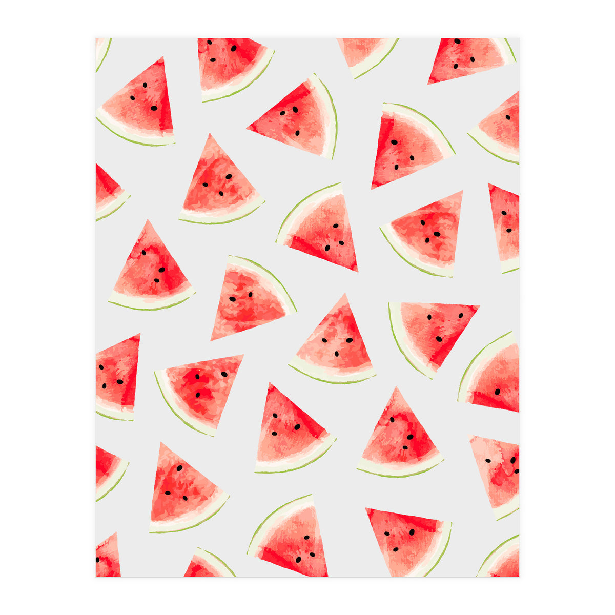 Watercolor Watermelon Pattern (Print Only)