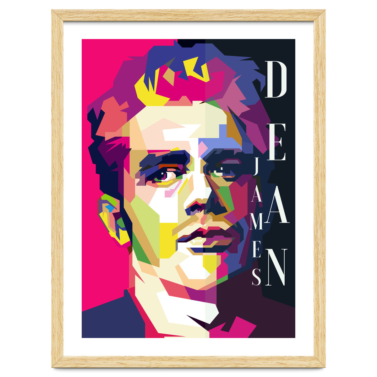 James Dean 60s Hollywood Movies Pop Art Wpap