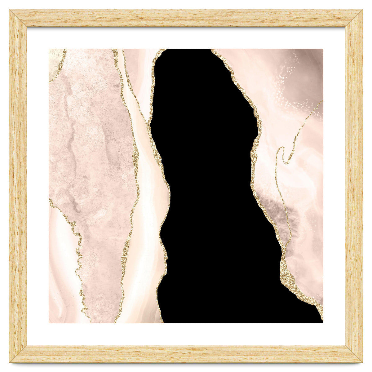 Ivory & Gold Agate Texture 02