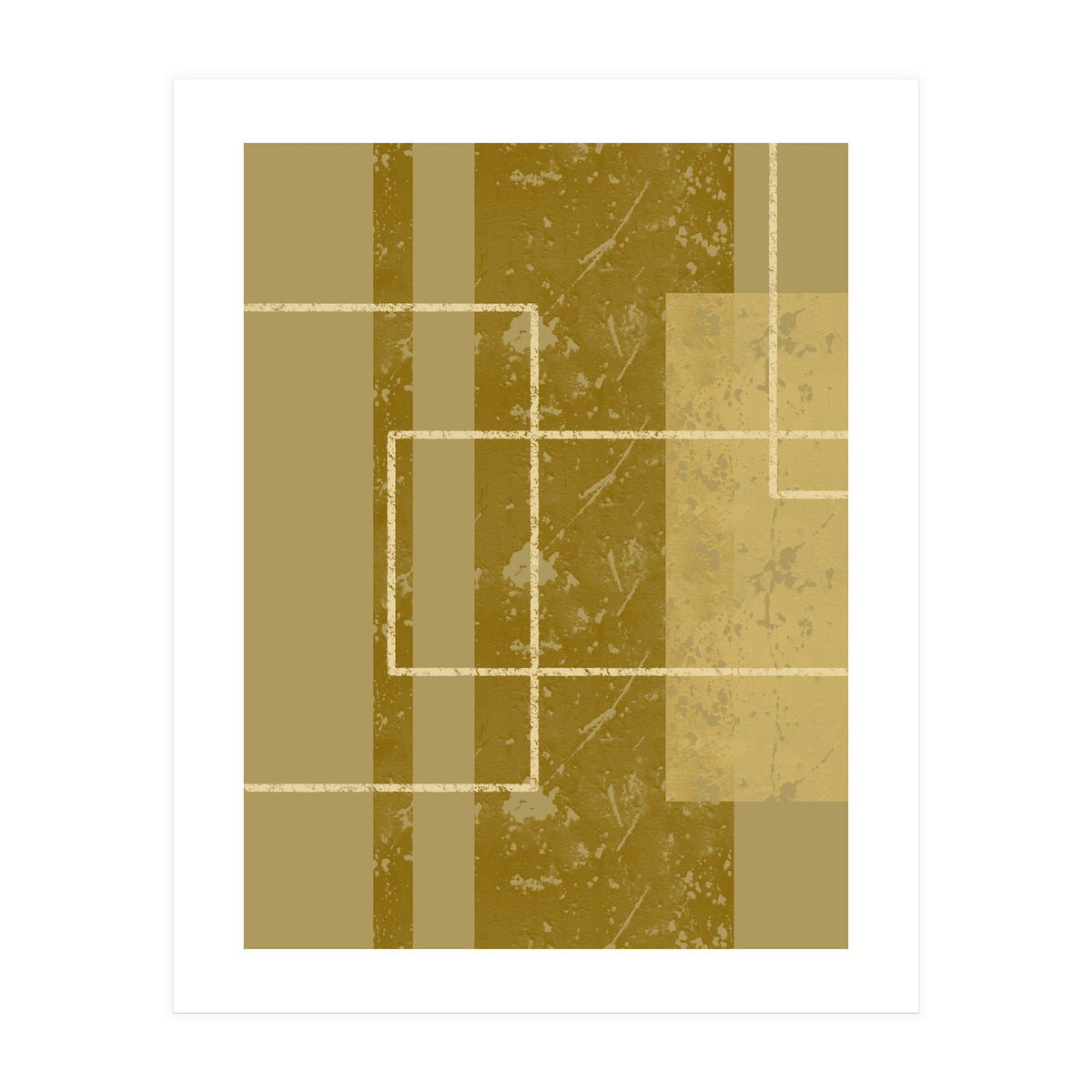 Golden Construction (Print Only)