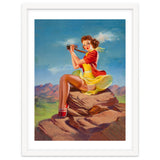 Pinup Sexy Binoculars Girl thumbnail
