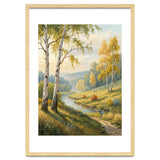 Golden Autumn Birch: A Riverside Walk thumbnail