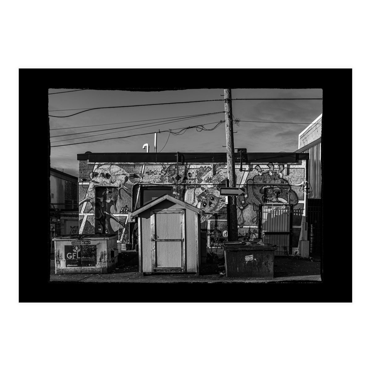 Cooke St Graffiti No 3 with Border (Print Only)