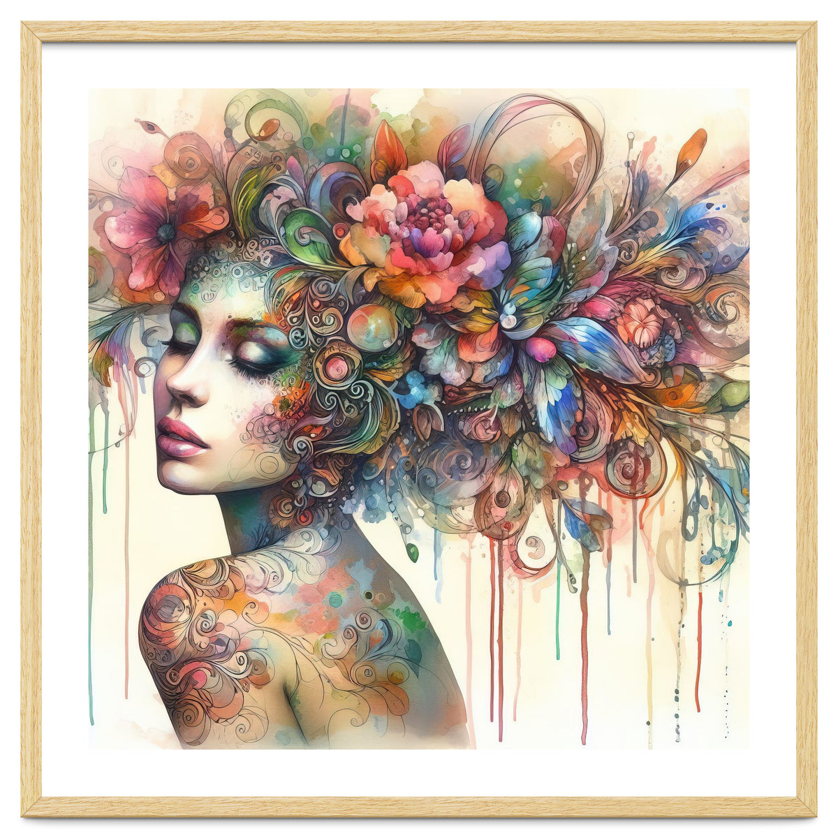 Dreamer with Floral Crown