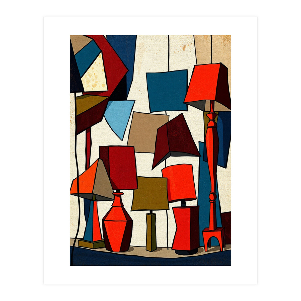 Abstract The Lamp (Print Only)