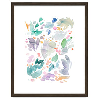 Abstract Watercolor Summer Flowers II