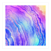 Neon Agate Texture 07 (Print Only)