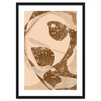 Abstract Brown Scratch