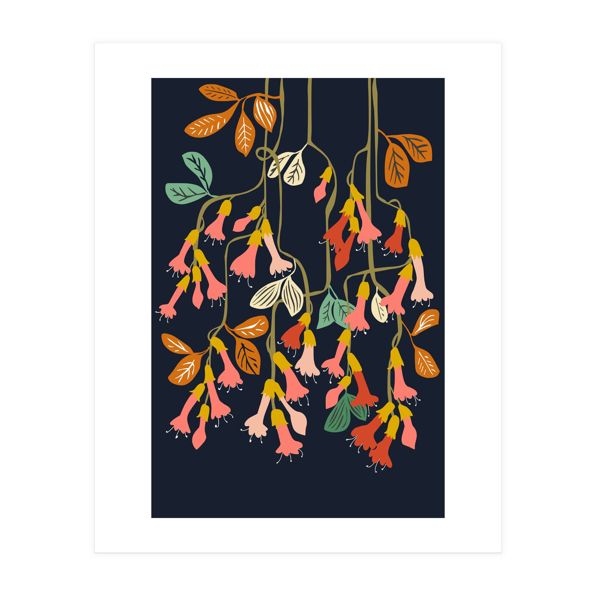 Fuchsia Flower affection (Print Only)