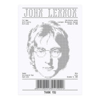 Receipt Art John Lennon (Print Only)