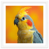 Close Up Cockatiel Parrot With Yellow Crest thumbnail