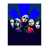 OASIS British Rock Band Art WPAP Trending Now (Print Only) thumbnail