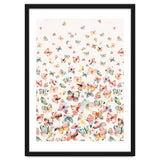 Watercolor Spring Butterflies Apricot thumbnail
