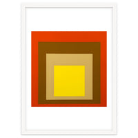 Josef Albers - Red, Brown, Golden