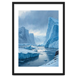Majestic Arctic Icebergs and Glacial Valley thumbnail