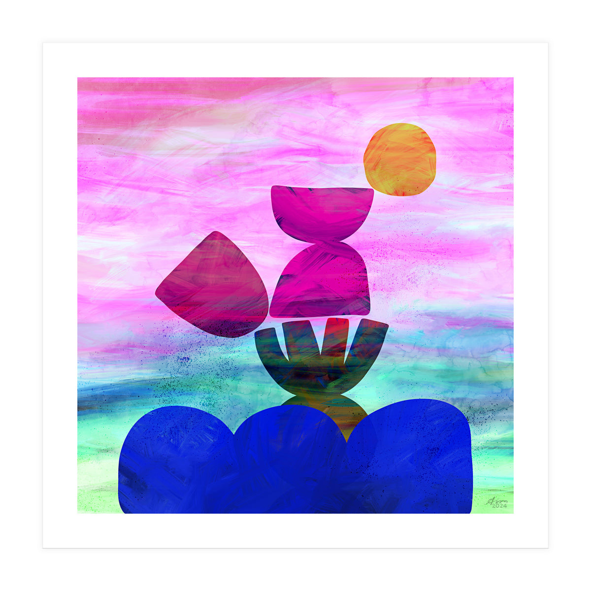 Balance (pink) (Print Only)