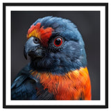 Close Up Portrait Of A Colorful Parrot thumbnail