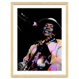 John Lee Hooker American Blues Guitarist Colorful Art thumbnail