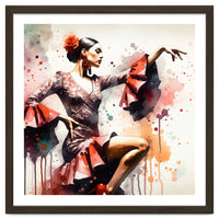 Scarlet Flamenco Side Pose