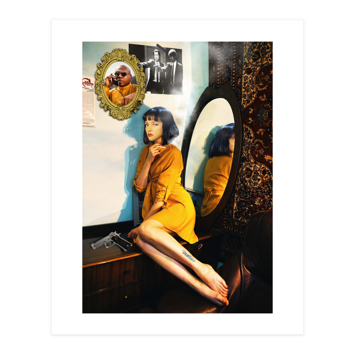 Mia On Bedroom (Print Only)