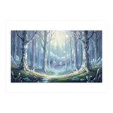 Crystal Forest: Ethereal Fantasy Landscape (Print Only) thumbnail