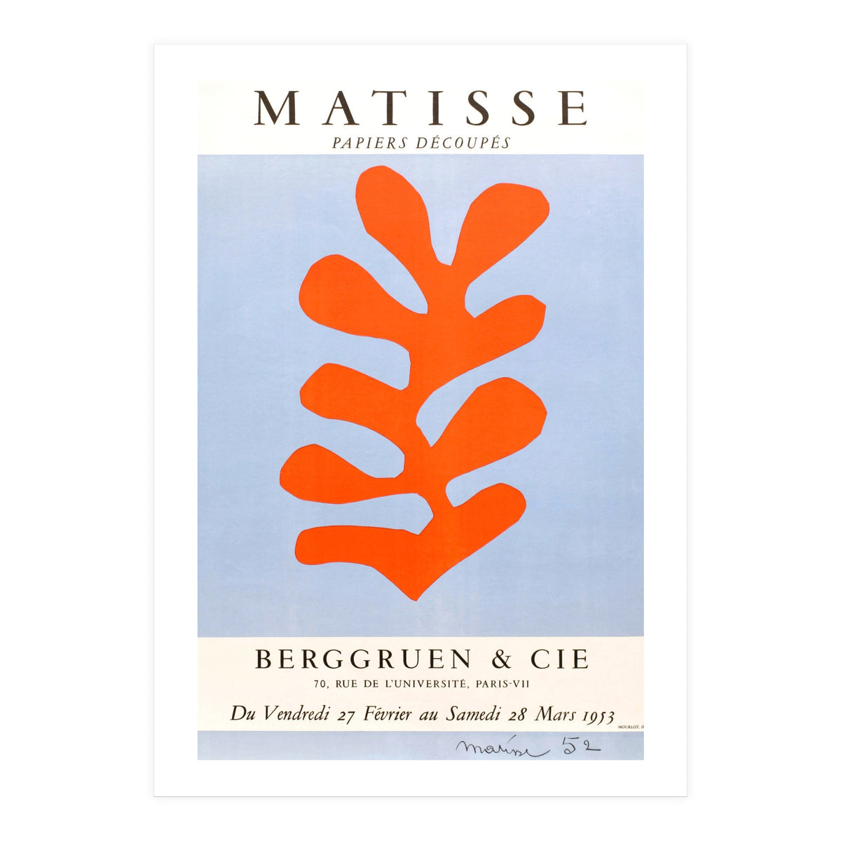 Henri Matisse – Papiers découpés (1953) | Vibrant Cut-Out Art (Print Only)