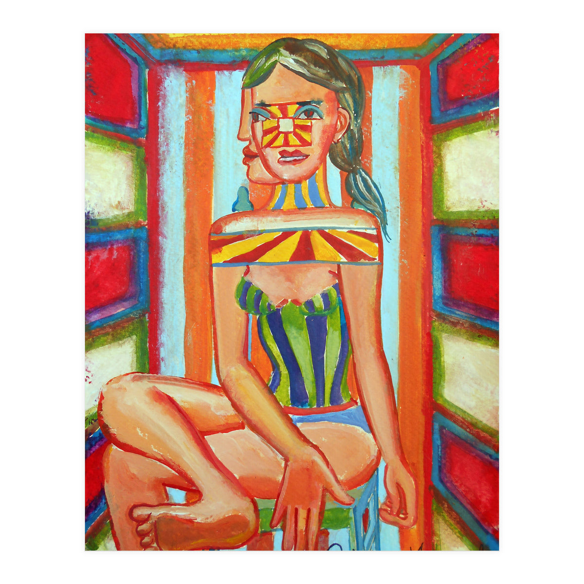 Mujer En La Silla 10 (Print Only)