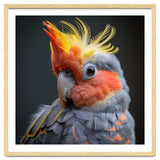 Cute Cockatoo Bird Portrait Colorful Crest thumbnail