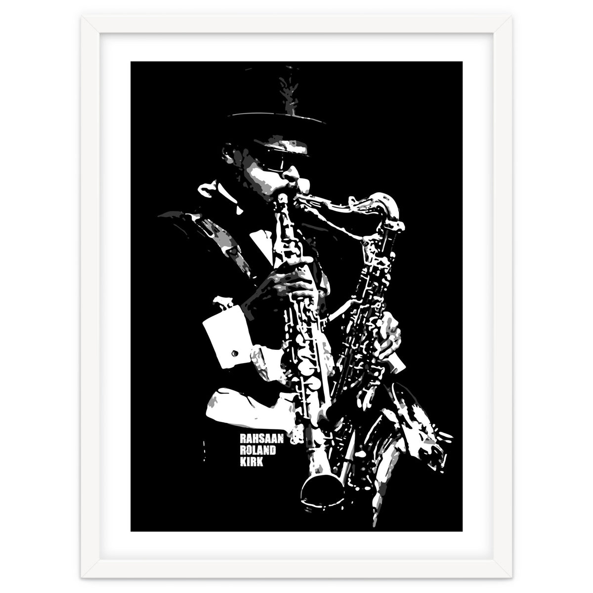 Rahsaan Roland Kirk American Jazz Multi-Instrumentalist