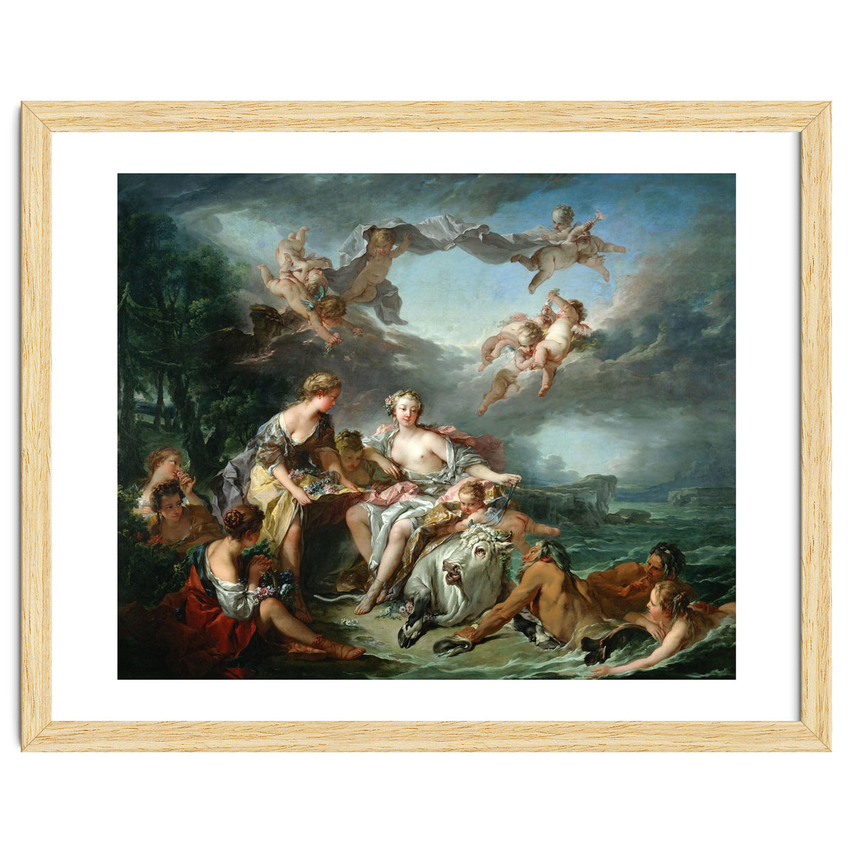 The rape of Europa, 1747. FRANCOIS BOUCHER.