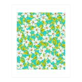 White Floral #society6 #decor #pattern (Print Only) thumbnail