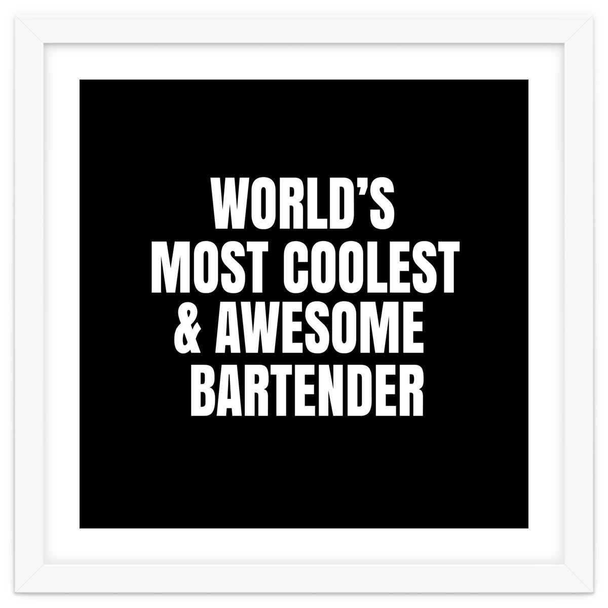 World's most coolest and awesome bartender