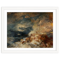 Joseph Mallord William Turner / 'Fire at Sea', c. 1835, Oil on canvas, 171 x 220 cm.