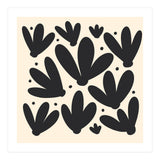Abstract Monochrome Flowers 1 (Print Only) thumbnail
